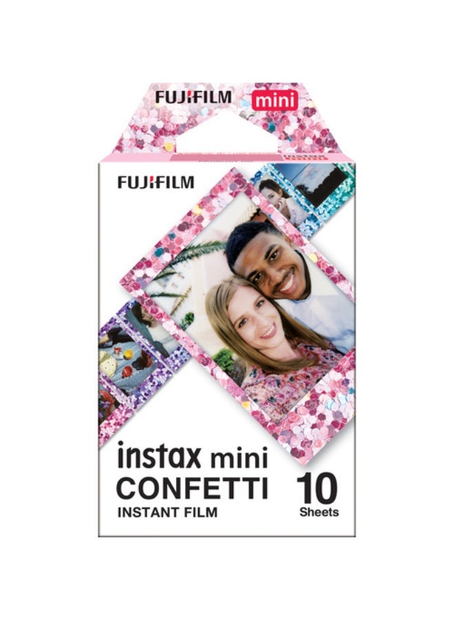 إنستاكس FUJIFILM Instax mini Confetti Instant Film (10 Exposures) - Image 1